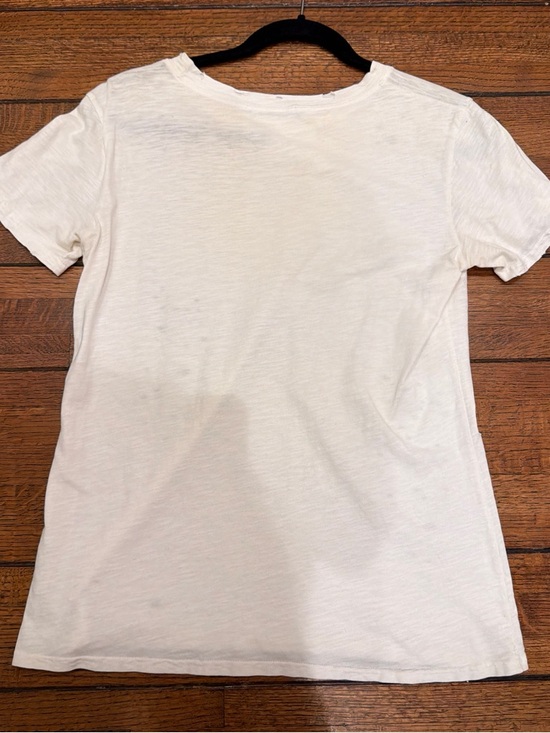 Brandy Melville Tops - Brandy Melville Cream Crew Neck Tee